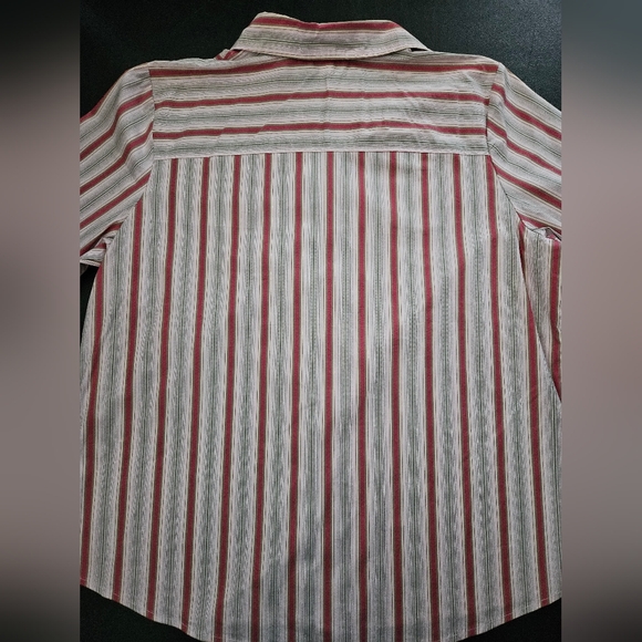 NWT - Old Navy Stretch Striped Button Up Long Sleeve Shirt - Size XXL - Picture 8 of 10